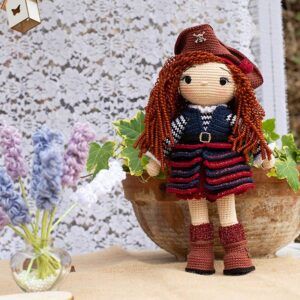 Patrón Pirata Rose amigurumi