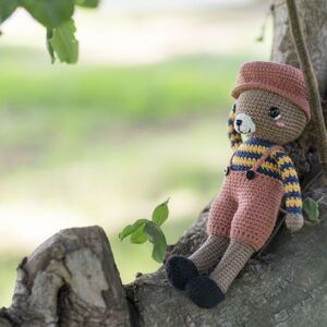 Patrón Bosco el oso pardo amigurumi