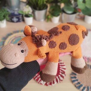 Patrón jirafa Chloé amigurumi