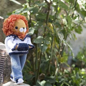 Patrón León Foc mejores amigos amigurumi