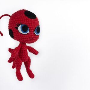 Patrón mariquita amigurumi