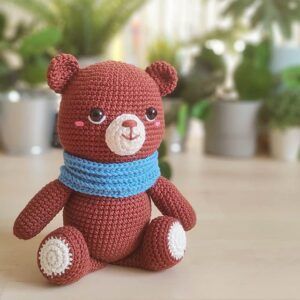 Patrón Osito Bosco amigurumi principiantes