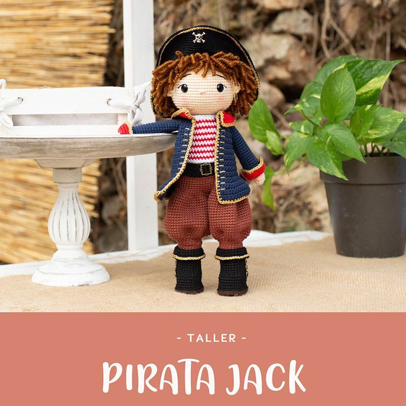 Taller amigurumi pirata Jack Taller amigurumi pirata Jack