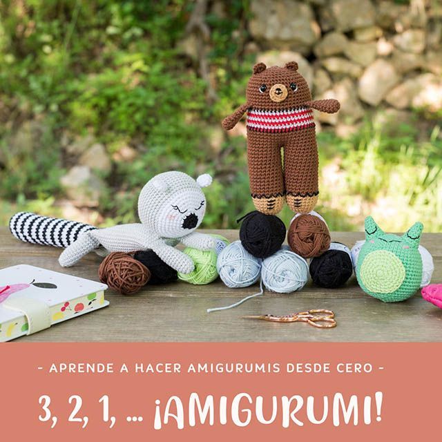 Portadas cursos y talleres - 2 curso amigurumi principiantes