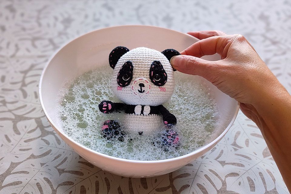 mantenimiento y limpieza de amigurumis