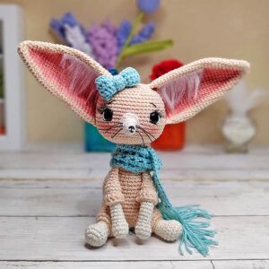 patrón fennec amigurumi