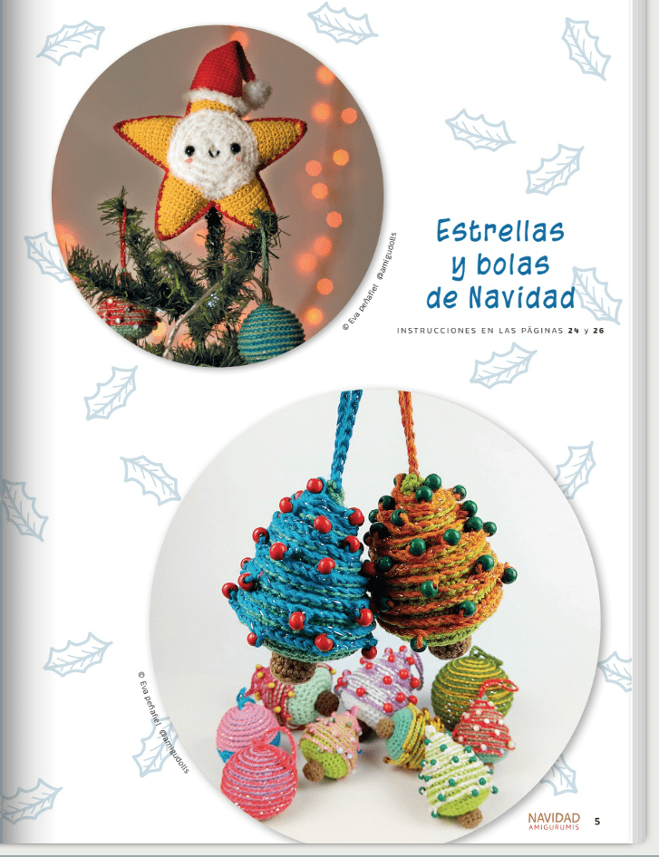 Amigurumis Navidad tricotar en casa revista tricotar en casa Amigudolls Eva Peñafiel